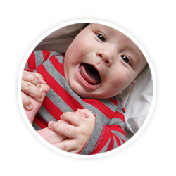 excited baby boy